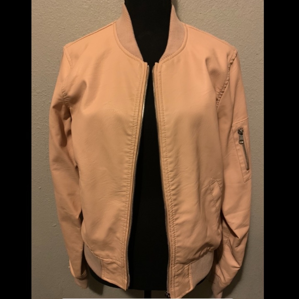 Pink Pleather Jacket